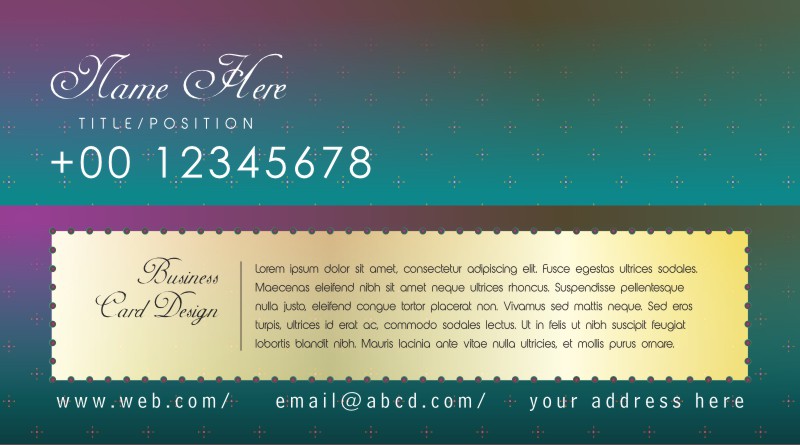 Mẫu  CardVisit Đẹp 001272.cdr