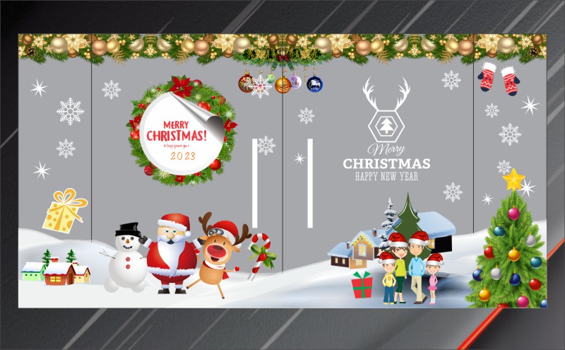 Decal Dán Kính Giáng Sinh – Noel 000087.cdr