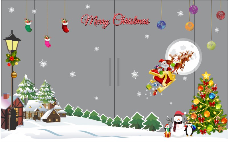 Decal Dán Kính Giáng Sinh – Noel 000093.cdr