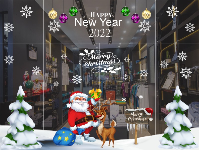 Decal Dán Kính Giáng Sinh – Noel 000101.cdr