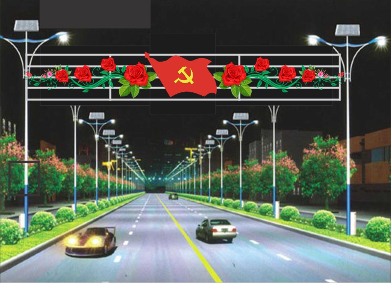 Mẫu Led Trang Trí Cột Điện Đường Phố 000180.cdr