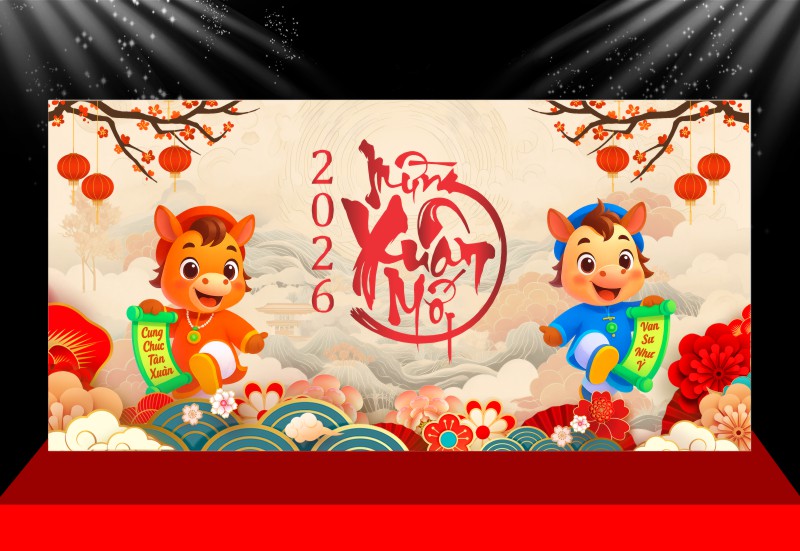 Vector Backdrop Chúc Mừng Năm Mới Tết Bính Ngọ 2026 000391.cdr