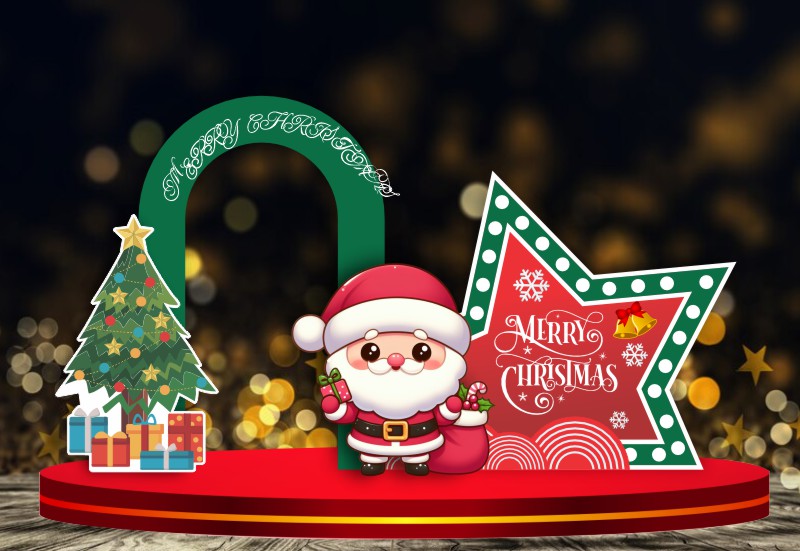 Vector Sân Khấu Giáng Sinh – Noel 000071.cdr