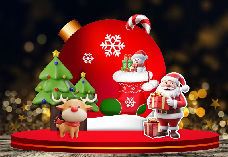 Vector Sân Khấu Giáng Sinh – Noel 000072.cdr