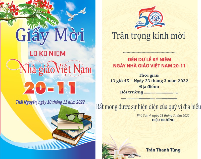 Giay Moi Chao Mung Ngay Nha Giao Viet Nam 002421