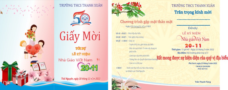 Giay Moi Chao Mung Ngay Nha Giao Viet Nam 002423