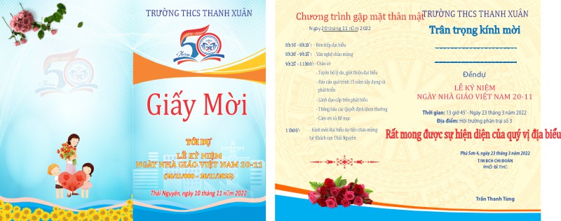 Giay Moi Chao Mung Ngay Nha Giao Viet Nam 002424