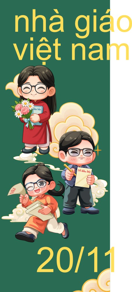 Standee Chao Mung Ngay Nha Giao Viet Nam 002446