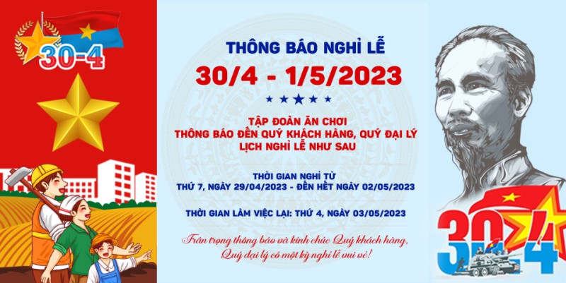 Thông báo nghỉ lễ chào mừng ngày giải phóng miền nam  30 – 4_002390.psd