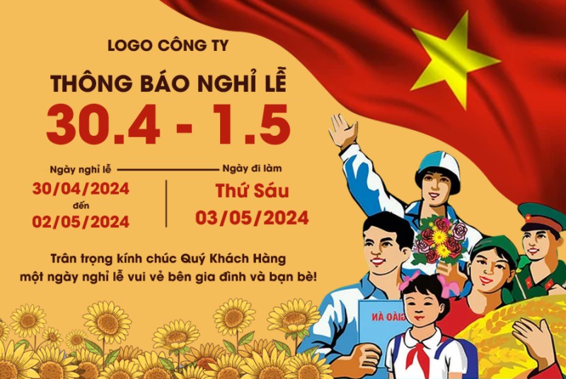 Thông báo nghỉ lễ chào mừng ngày giải phóng miền nam  30 – 4_002391.psd